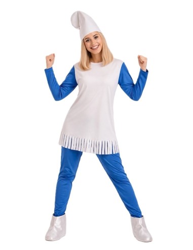 Costume da Folletto Blu Taglia M Nuovo | Costumi per Adulti Il Re del Carnevale